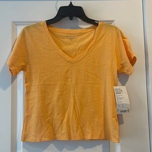🆕 NWT Athleta Organic Daily Crop Vneck Tee